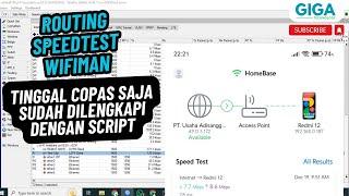 Routing Speedtest Wifiman di Mikrotik