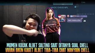 Momen Kocak Albert Salting Saat Tiba-tiba Vivian Tanya Soal Chell