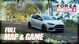 How REALISTIC is Forza Horizon 4? (Full Map & Game Exploration) 4K