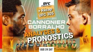 UFC on-ESPN 62 - Cannonier vs Borralho - Analyses & Pronostics #ufc #mma #pronostic