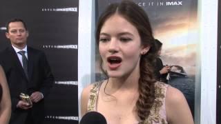 Interstellar: Mackenzie Foy Exclusive Premiere Interview | ScreenSlam