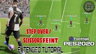 Step over/Scissors Feint | Pes Mobile | Extended Tutorial| part 5 |