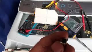 how to fix Samsung washing machine board drain failure auto on drain.