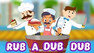 Rub-a-Dub-Dub | Kids & Nursery Rhymes | Sing Along Song | Animated