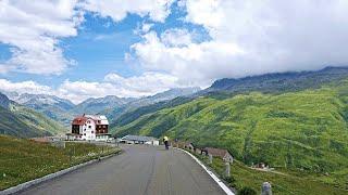 4K Scenic Drive to Furka Pass | Grimsel Pass to Andermatt, Switzerland [Remake]