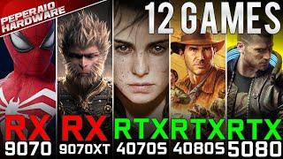 RX 9070 e RX 9070 XT Benchmark vs RTX 4070 Super, RTX 4080 Super, RTX 5080, RX 7800 XT e RX 7900 XT