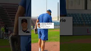 I Faced an MLB Pitcher  #baseball #mlb