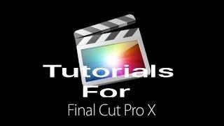 Final CUT Pro X -Smooth Slow Motion Tutorial (How to use Optical FLOW)
