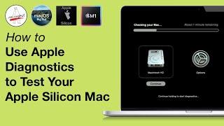 Use Apple Hardware Diagnostics to Test Your Apple Silicon M1 Mac MacBook Pro, MacBook Air, Mac Mini