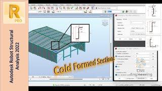 Design of Cold Formed Sections in Autodesk Robot