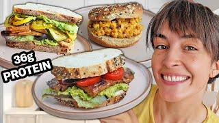 I Tried TikTok Viral High-Protein VEGAN Sandwiches