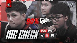 MIC CHECK ALTER EGO VS BIGETRON - DAY 3 WEEK 3 | MPL Indonesia Season 13