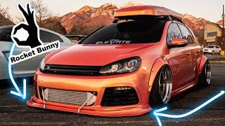 ROCKET BUNNY FRONT LIP FOR THE MK6 GOLF R!