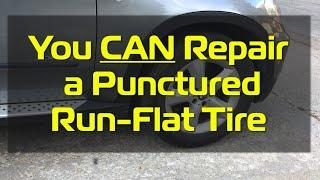 Run flat Tubeless Tires CAN be Repaired!  Watch as I remove a screw deep in a tire and repair it.