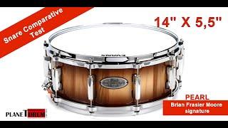 Pearl Brian Frasier Moore - Snare Comparative Test