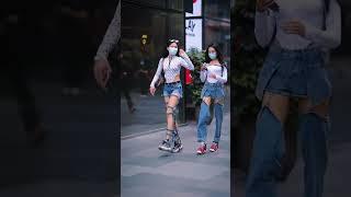 Chinese Girls Street Fashion | Viable Fashion | #chinafashion #shorts Episode 14