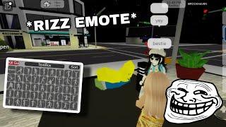 *NEW* Brookhaven Trolling Rizz Emotes Script Hack | RIZZLER  Fluxus,Hydrogen,Delta, Arceus X Mobile