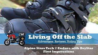 Alpine Stars Tech 7 Enduro Boots with DryStar | First Impressions