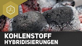 Hybridisierungen von Kohlenstoff - Übersicht