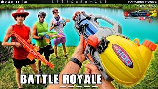 The NERF WAR | SPYRA BLASTER BATTLE ROYALE begins! - Part 1