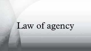 Law of agency