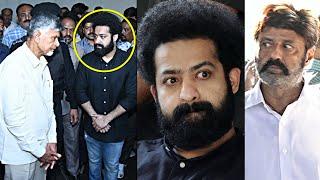 NTR, Chandrababu And Balakrishna Exclusive Visuals @ Mahaprasthanam | Taraka Ratna | Daily Culture