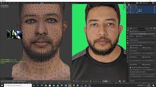 live facemaker pes 2021  tutorial e dicas . (criando rosto real no blender)