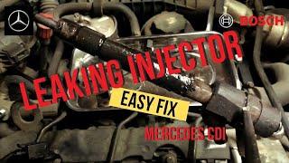 How to fix leaking injector easily