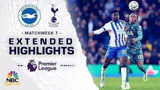 Brighton v. Tottenham Hotspur | PREMIER LEAGUE HIGHLIGHTS | 10/6/2024 | NBC Sports