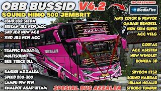 KEREN COBAIN OBB BUSSID V4.2 TERBARU SOUND HINO 500 JEMBRIT KNALPOT ASAP HITAM | GRAFIK RASA ETS2