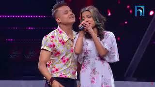 Kiran Gajmer vs Suraksha Sinchury   Battle Round Voice of Nepal Season 3