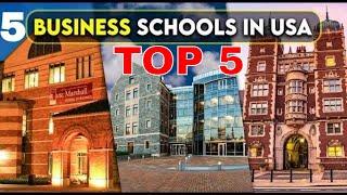 Top 5 Undergraduate Business Schools in USA