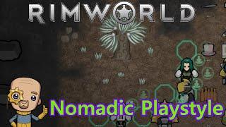 How to play Nomadic in Rimworld Royalty (No mod required)