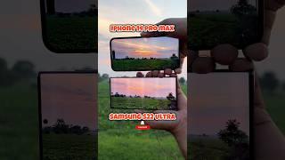 Iphone 14 Pro Max vs Samsung S22 ultra Camera Test #apple #iphone #samsung #shorts