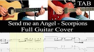 SEND ME AN ANGEL - Scorpions (Schenker, Jabs): FULL guitar cover + TAB