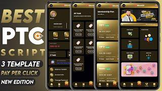 Best PTC Script | Create PTC Gold Dark App | Make Pay Per Click Site 2023