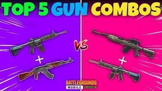 BEST GUN COMBOS IN BGMI/PUBGM TO BE A PRO PLAYERTIPS & TRICKS SAMSUNG,A3,A5,A6,A7,J2,J5,J7,S10,A15