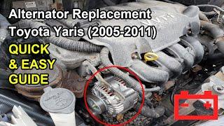 How to Replace ALTERNATOR - Toyota Yaris (2005 - 2011)