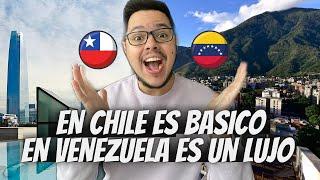 Cosas que en CHILE son normales pero en VENEZUELA son un LUJO  Por esto los Venezolanos migran