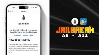 Jailbreak For iOS 16 / iOS 15 Released - palera1n checkm8 jailbreak A8 - A11