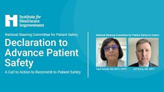 Declaration to Advance Patient Safety