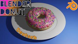 Donut erstellen I Blender Tutorial Deutsch