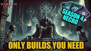 The TOP 3 BEST Necromancer builds| Diablo 4 Season 4