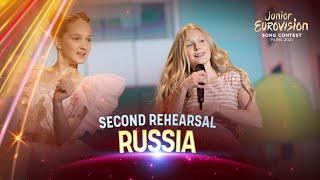Tanya Mezhentseva - Mon Ami - Second Rehearsal - Russia  - Junior Eurovision 2021