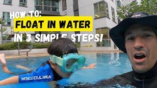 How to teach Swimming to your child with little Mika 3yo (Episode 3)  #swimming #kidslearning
