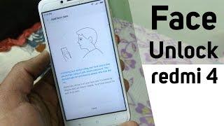 Redmi 4 or 4x - Face Unlock (How to guide)