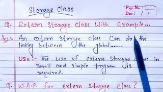 extern storage class in c | Learn Coding | #storageclass