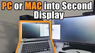 Turn your PC or Mac into a second display