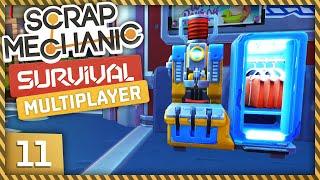 THE DRESS BOT! - Scrap Mechanic Survival #11 (Multiplayer Gameplay)