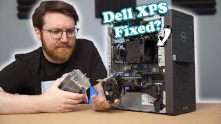 Upgrading the TERRIBLE cooler on the Dell XPS PC...